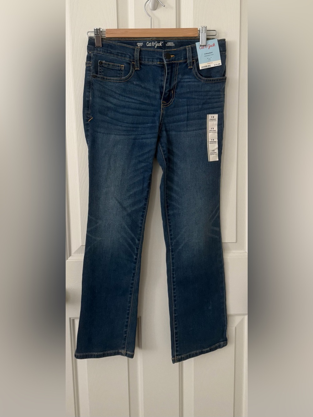 Cat & Jack Dark Blue Straight Leg Jeans